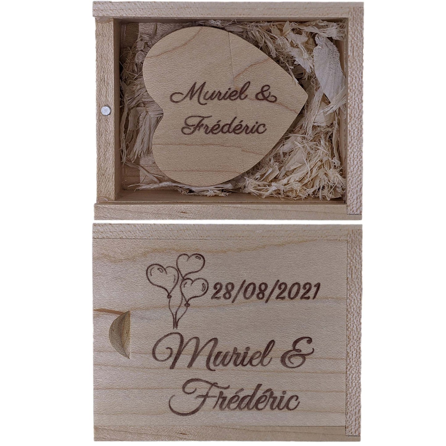 Clé USB de 32 Go en bois personnalisée