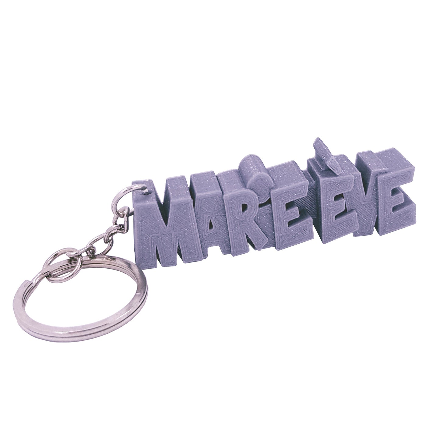 Porte clés personnalisé en 3D avec votre texte