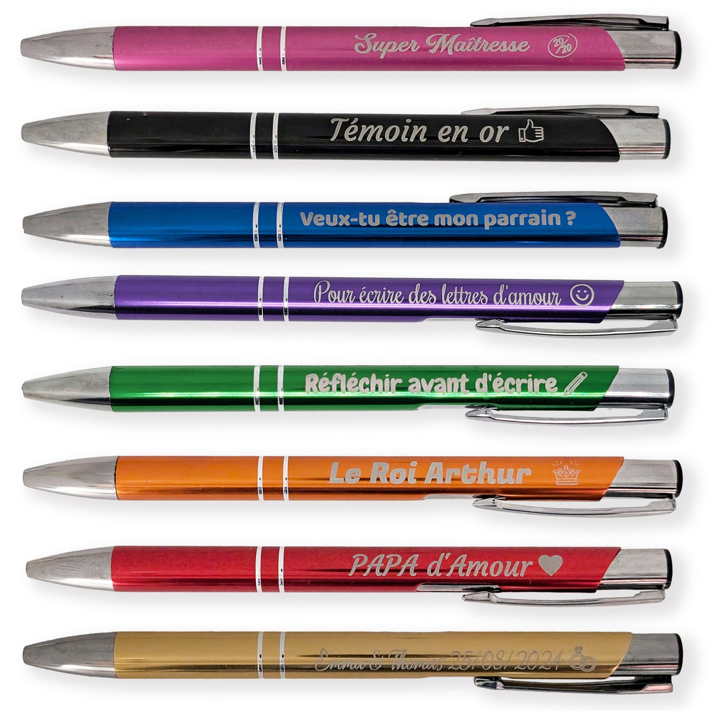 Stylo à bille en aluminium personnalisé