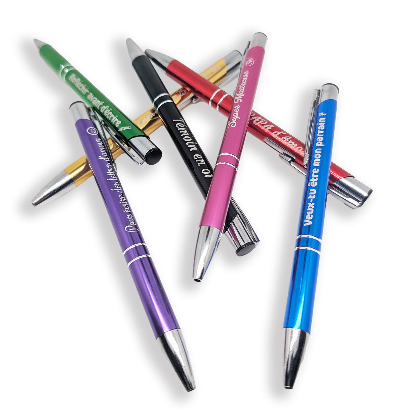 Stylo à bille en aluminium personnalisé