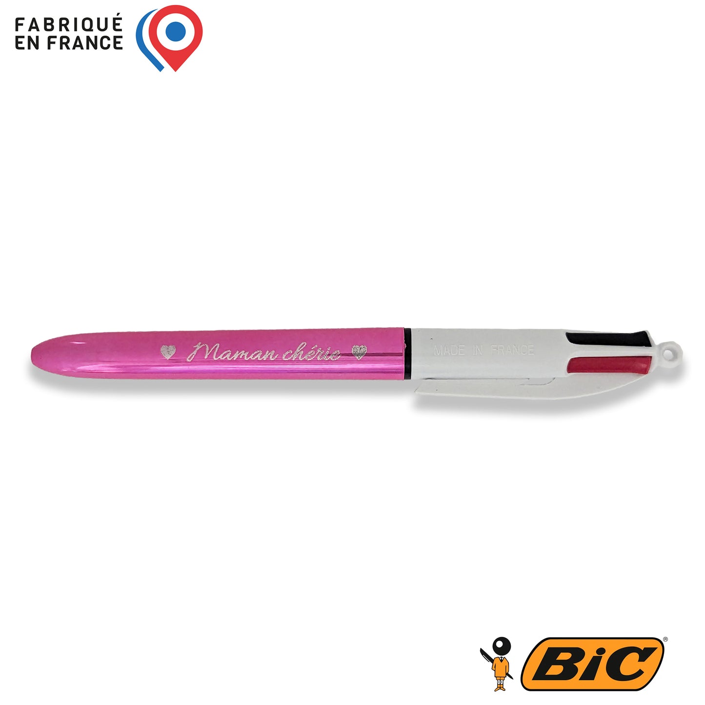 Stylo 4 couleurs personnalisé