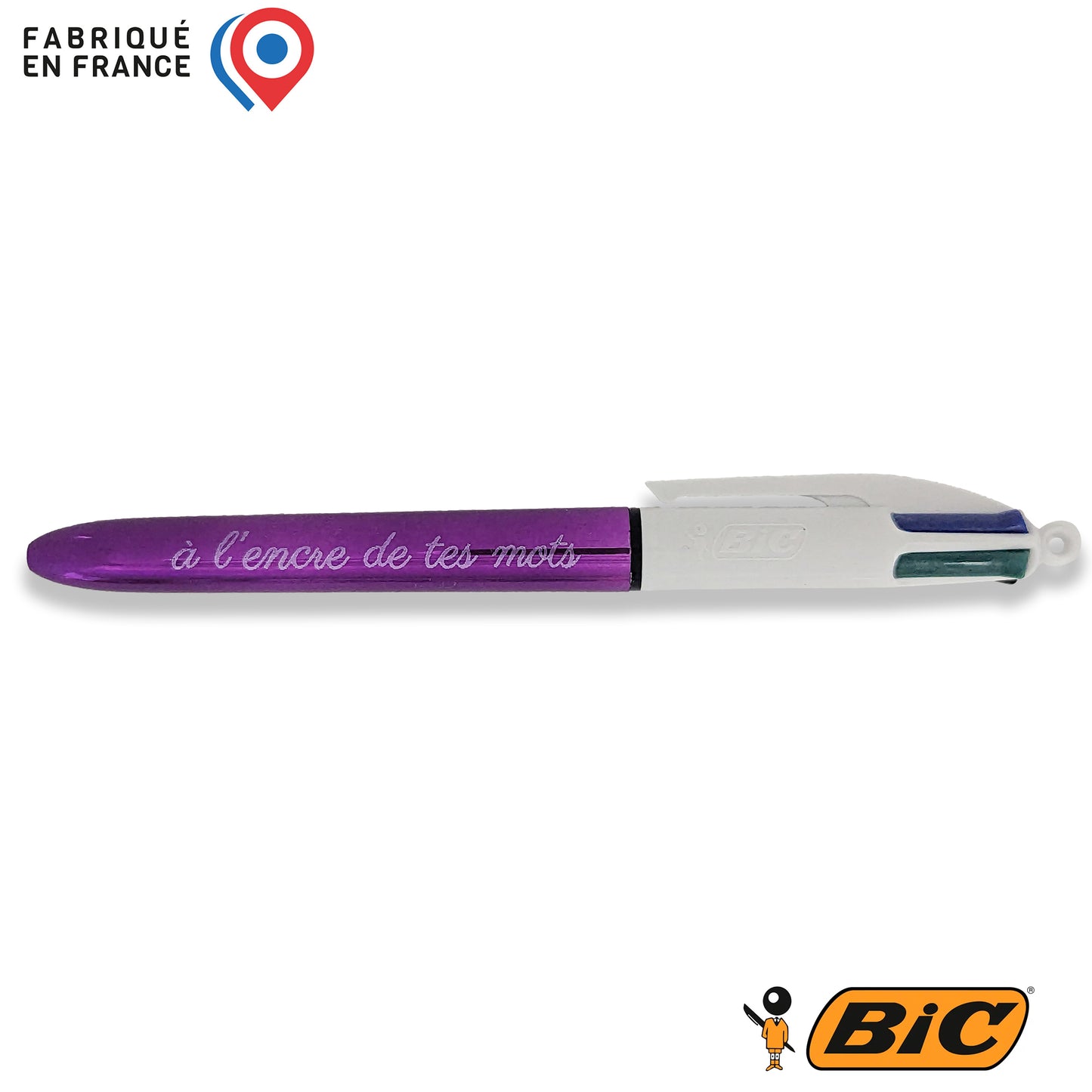 Stylo 4 couleurs personnalisé