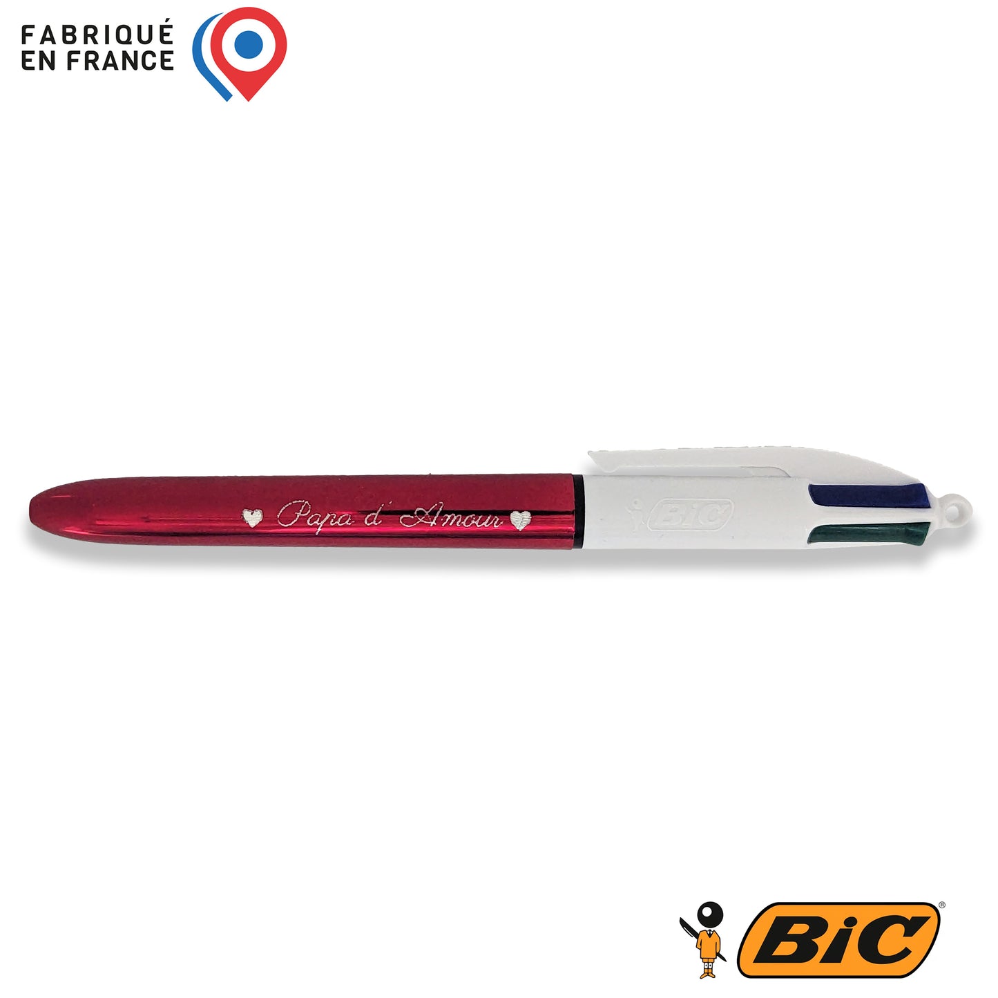Stylo 4 couleurs personnalisé