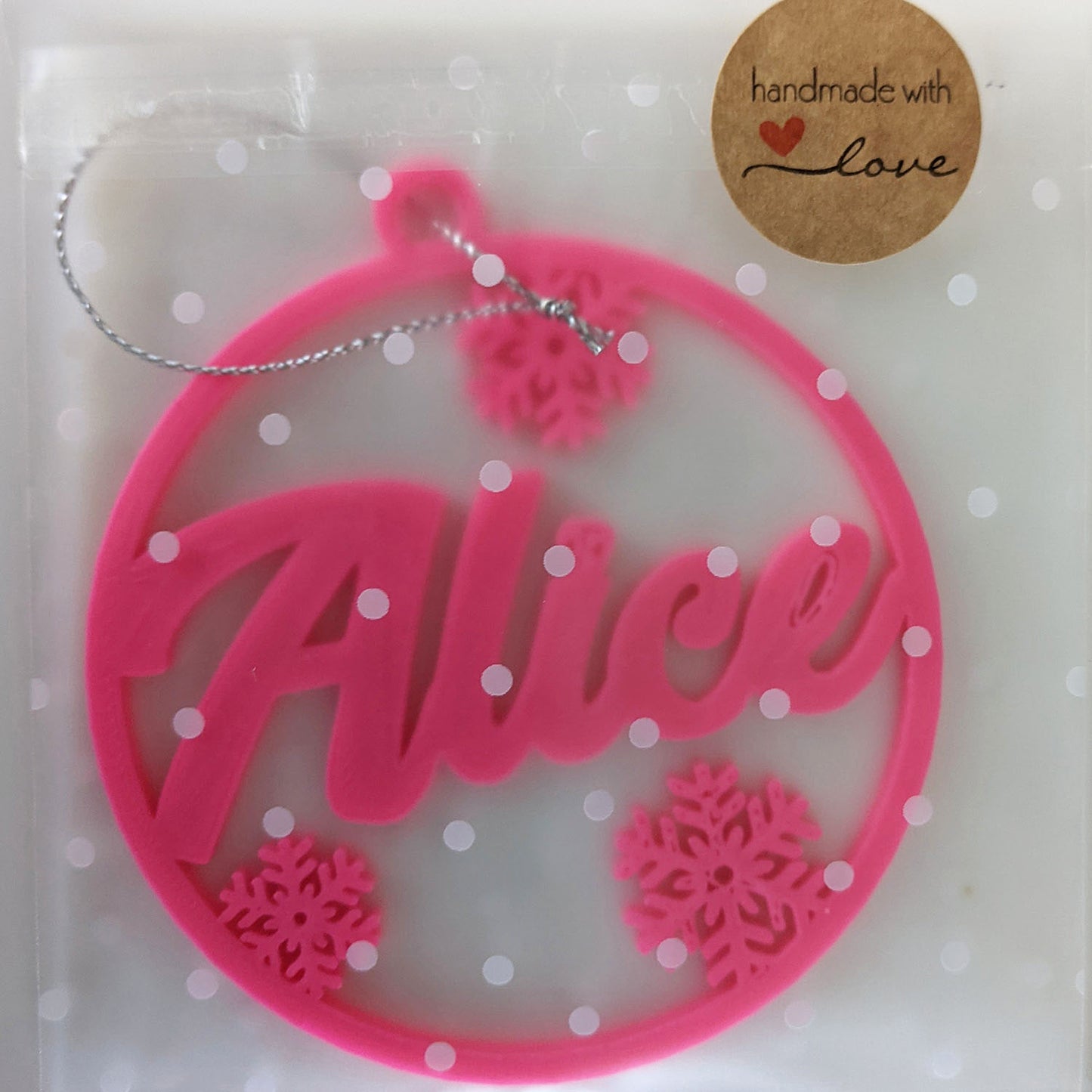 Boule de Noël personnalisée